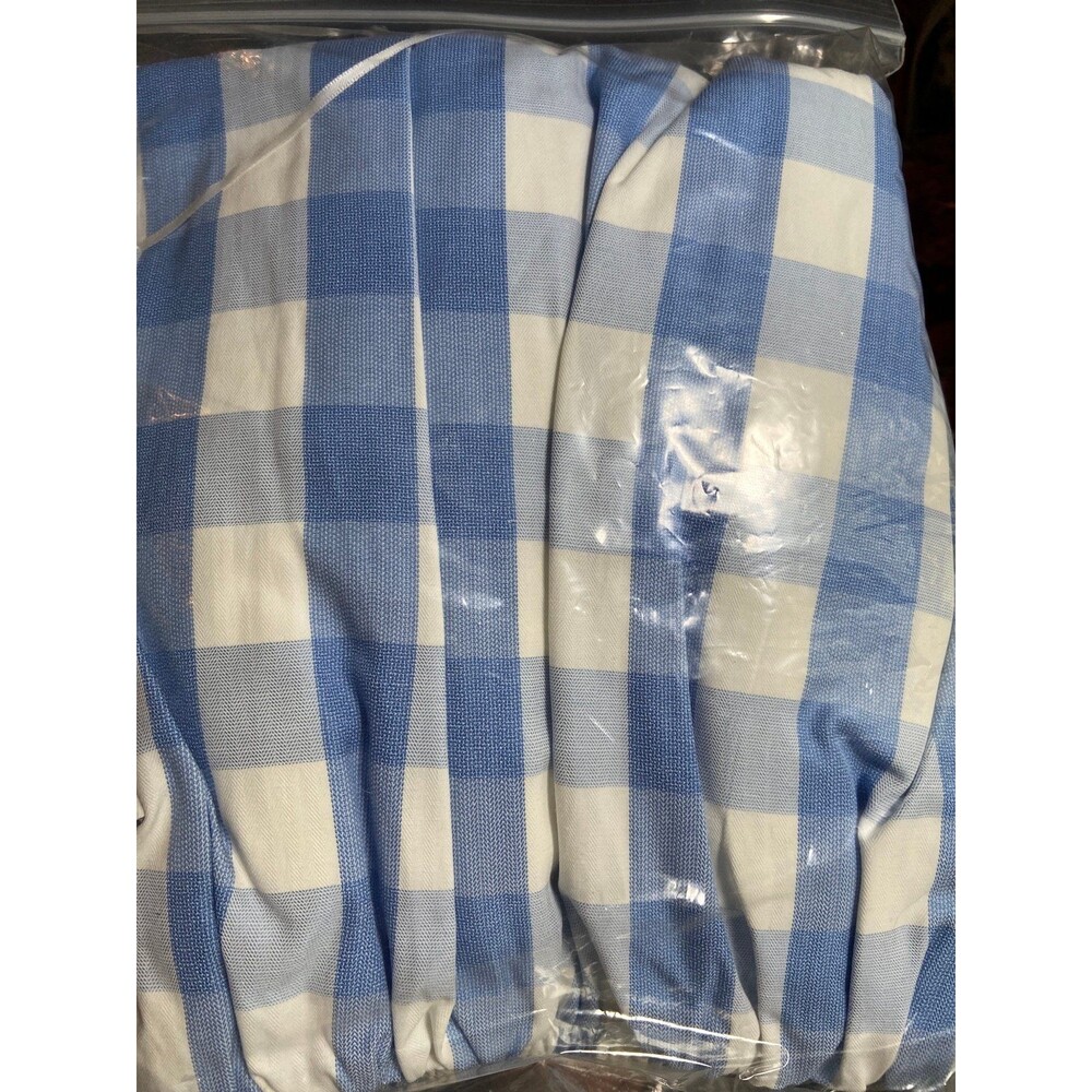 Skies are blue dress womens size small dress gingham dress blue and white NEW - Picture 9 of 10